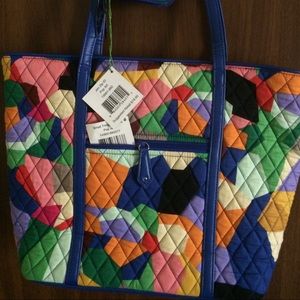 Vera Bradley tote with matching Jen Id wallet